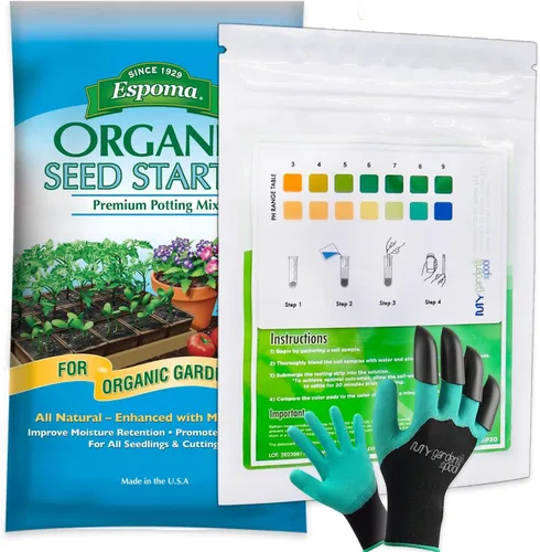 Miniatura 2 de Espoma - Tierra orgánica para macetas de 16 cuartos de galón, mezcla de semillas naturales y orgánicas con tiras de prueba de suelo My Garden Pool