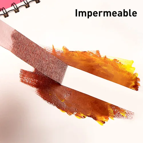 Miniatura 3 de Cinta adhesiva de arte blanca Fantasyon, cinta de enmascarar para artistas, cinta de papel removible para dibujo de arte, pintura de acuarela