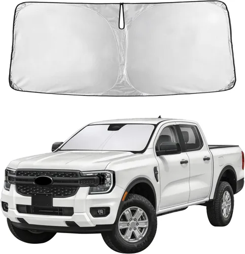 Miniatura 23 de Autovir Parasol para parabrisas Rivian R1S 2022-2024 2025 2026, parasol para ventana delantera, protección UV, bloqueador de calor, accesorios
