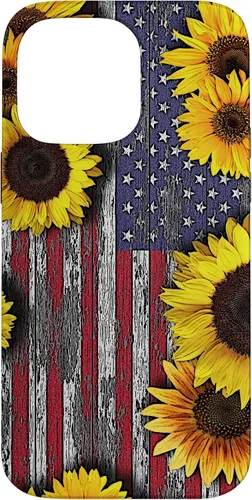 Miniatura 21 de American Flag with Sunflowers Case for iPhone 17