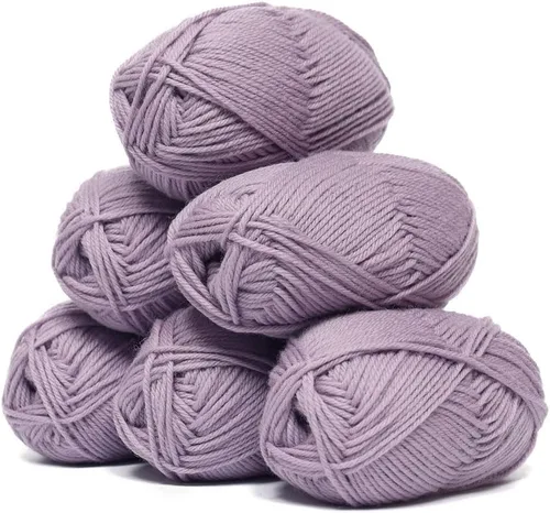 Miniatura 33 de 100% lana pura Superwash de Alpaca Warehouse, juego de 3 madejas (150 gramos) de peso DK - Procedencia directa de Perú - Celestialmente suave