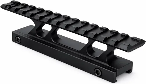 Miniatura 7 de 360 Tactical 1 pulgada de alto perfil corto Riser Mount Matte Black Picatinny 8 Ranura para visores y óptica Riel de alto perfil 2