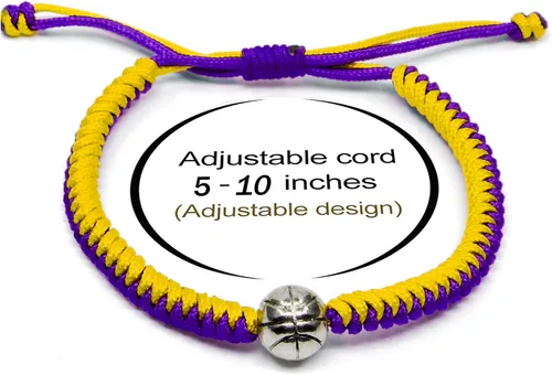 Miniatura 13 de MANYC Basketball Bracelets Adjustable for Boys, Girls, and Adults Handmade Gifts for Basketball Players