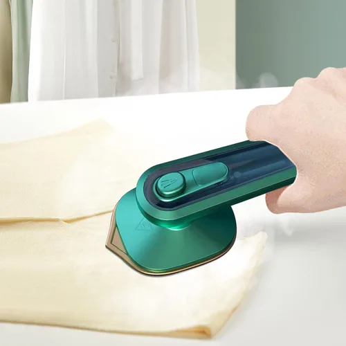 Miniatura 8 de Vaporizador de mano para ropa, mini máquina de planchar con tanque de agua de 3.4 fl oz, vaporizador de mano para viajes húmedos y secos, plancha