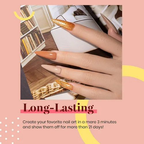 Miniatura 588 de Beetles - Esmalte de uñas de gel marrón – 0.5 onzas líquidas de esmalte de gel marrón oscuro, lámpara LED UV para uñas, regalo de manicura para I