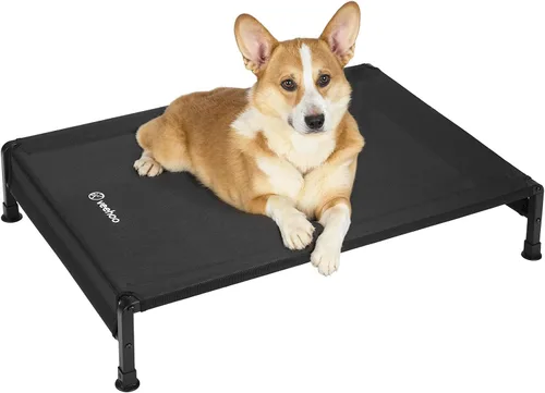 Miniatura 11 de Veehoo CWC2433 - Cama fresca para perros para exteriores, cama elevada para mascotas con malla Teslin lavable y transpirable, pies de silicona