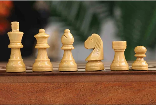 Miniatura 6 de RoyalChessMall- Juego de ajedrez magnético de viaje con cajón, 10 pulgadas, madera de palisandro dorado