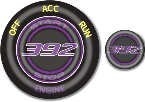 Miniatura 8 de TOOLEPIC - Cubierta de botón de arranque para Dodge Challenger Charger Durango, accesorios 2015-2025 - Kit de interruptor de encendido de arranque