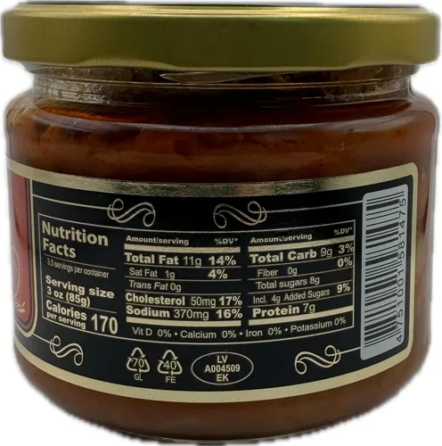 Miniatura 2 de Riga Gold Espadines Fritos en Salsa de Tomate JAR 9.88 oz (Pack 12)