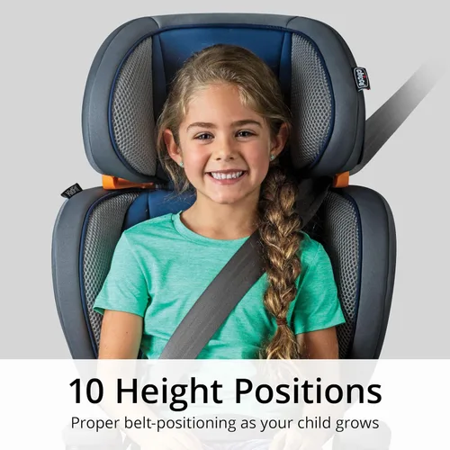 Miniatura 4 de Chicco KidFit Adapt Plus 2 en 1 Asiento Elevador de Posicionamiento del Cinturón para Automóvil, Asiento Elevador sin Respaldo y con Respaldo Alto