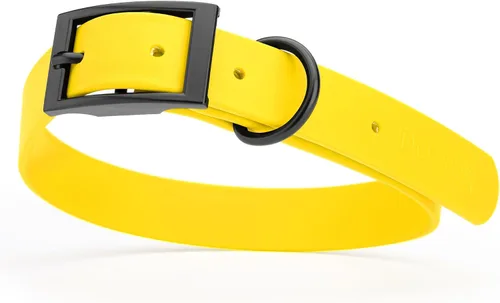 Miniatura 85 de Dogline Biothane - Collar impermeable para perro con hebilla de liberación rápida, resistente cincha de nailon recubierta con resistente y a prueba