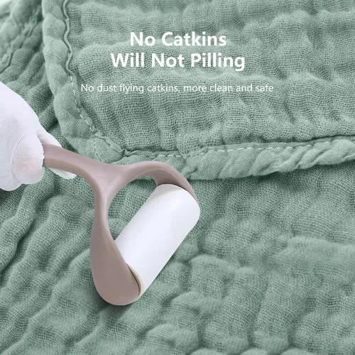 Miniatura 5 de SWEET DOLPHIN Paquete de 12 paños de muselina para eructos, grandes, 100% algodón, toallitas para bebés - artículos esenciales para bebés, Verde