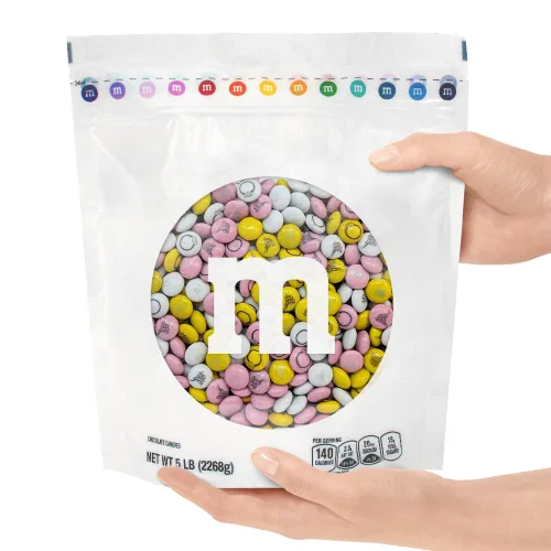 Miniatura 2 de M&M'S WORLD Dulces de Chocolate M&M'S para Fiesta de Compromiso Bolsa de 5 lb – Mezcla Romántica para Eventos de Boda, Fiestas Nupciales, Bufés