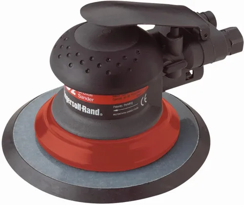 Miniatura 2 de Ingersoll Rand 4152 Lijadora Neumática Orbital de Palma de 6" con Almohadilla Adhesiva Sensible a la Presión, 12,000 RPM, Lista para Vacío, Ligera