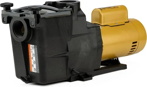 Hayward Super Pump - Bomba de piscina de cabeza mediana de 0.75 HP de alta eficiencia con pomos de mano oscilantes y cubierta de colador