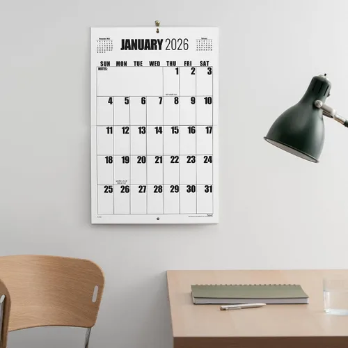 Miniatura 3 de Calendario de pared 2026-2027, calendario Nekmit 2026 de enero de 2026 a julio de 2027, 22 3/4 pulgadas x 14 3/4 pulgadas, calendario de pared