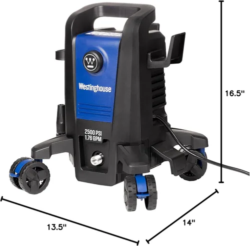 Miniatura 12 de Westinghouse ePX3500 - Lavadora a presión eléctrica, 2500 PSI máx. 1.76 GPM máximo con tecnología antivuelco, tanque de jabón a bordo, varita