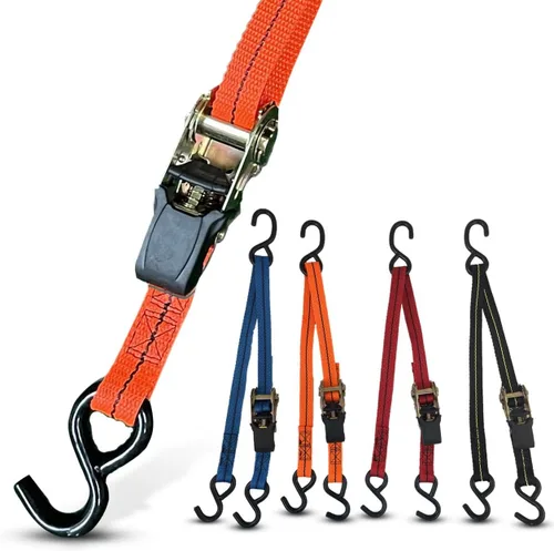 Miniatura 2 de Cajun Tie Downs - Correa de trinquete de amarre de 3 puntos para moto acuática, Sea Doo y Wave Runner (8 pies, negro)