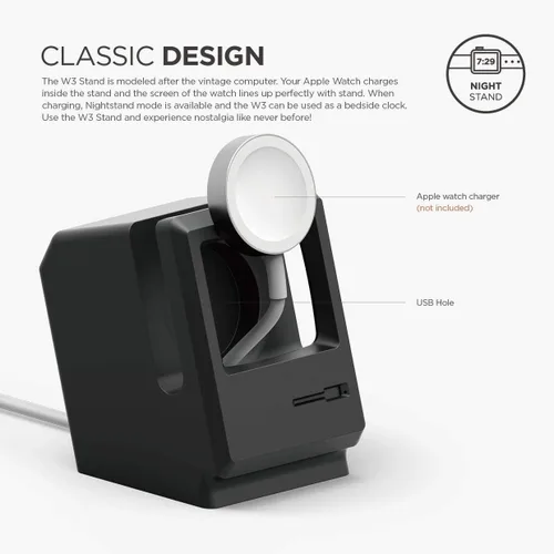 Miniatura 3 de elago Soporte W3 compatible con Apple Watch Series 11/10/9/8/7/6/5/4/3/2/1/SE3/SE2/SE1
