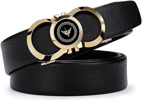 Miniatura 3 de VANNANBA Ratchet Leather Belt for MenFashion Belt Men Automatic Bucklewith Elegant Gift Box