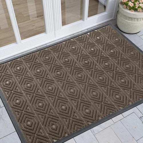 Miniatura 67 de Yimobra Alfombra para Puerta Delantera Exterior Entrada 29.5x17, Impermeable Resistente Alfombras Exteriores para Puerta Delantera, Alfombra