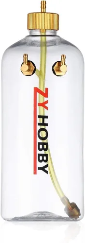 Miniatura 2 de Depósito de combustible de gas RC 360ML, botella de combustible ZYHOBBY para modelo de avión RC - plástico transparente