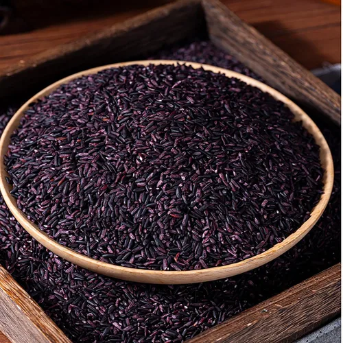 Miniatura 4 de Arroz morado 17.63oz de grano entero sin gluten y arroz vegano Alimento vegano Sin gluten Arroz básico de despensa