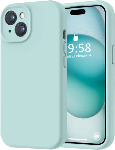 Miniatura 124 de LOVE 3000 Compatible con Funda para iPhone 15, [Cámara de Cobertura Completa de Silicona Suave] [Protección contra Caídas de 8 pies], Forro de Negro