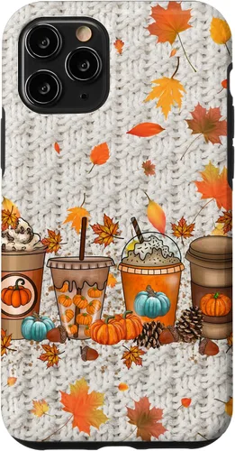 Miniatura 27 de iPhone 16 Acción de Gracias Otoño Hojas Otoño Calabaza Especias Funda