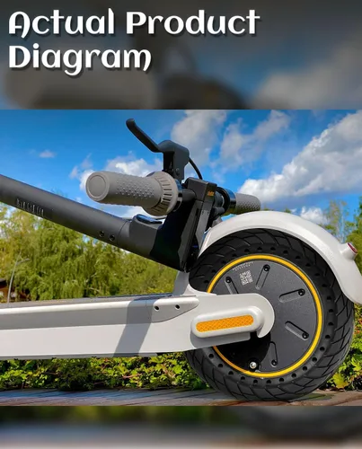 Miniatura 7 de Neumático Sólido para Scooter Eléctrico de 10 x 2.5 Pulgadas 60/70-6.5 Compatible con Ninebot Max G30P G30LP~Gotrax G5 G6~Hiboy Max 3~Hover 1 1