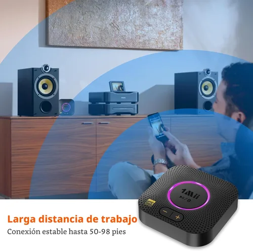 Miniatura 4 de 1Mii B06S+ Receptor Bluetooth 5.2 LDAC para sistema estéreo del hogar, transmisión de música de alta resolución, adaptador de audio inalámbrico