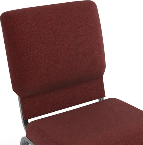 Miniatura 12 de Flash Furniture Advantage - Silla de iglesia granate de 20.5 pulgadas de ancho