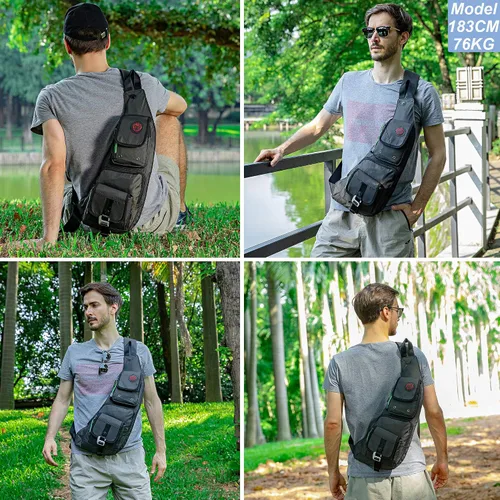 Miniatura 7 de Nicgid Sling Bag - Mochila bandolera para hombre