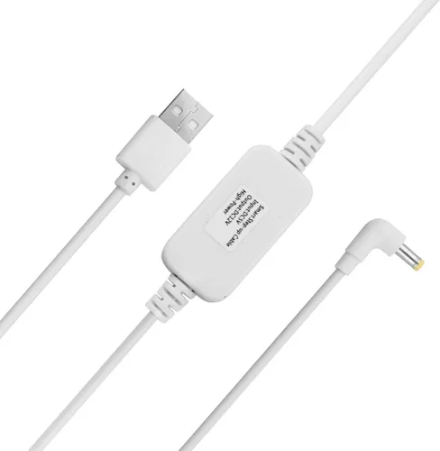 Miniatura 7 de Cable de alimentación USB de 5 V a CC de 12 V, compatible con Amazon Echo Spot y Echo Dot de 3ª generación, convertidor elevador de voltaje, Negro