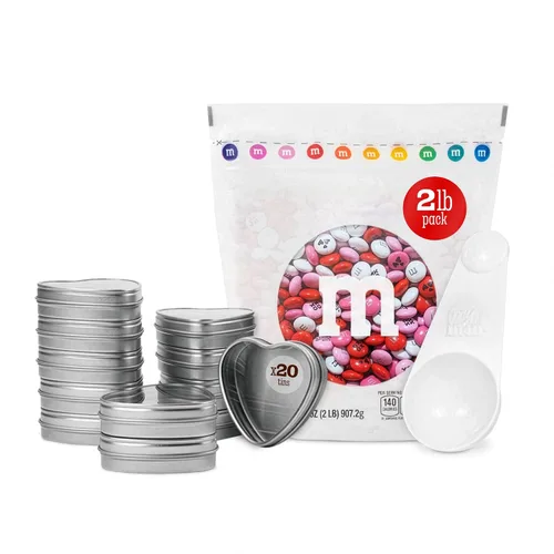 Miniatura 10 de M&M'S WORLD Galentine's Day - Caramelos de chocolate, 2 libras, celebra el amor con tu Galentine, regalo único para amigos, solteros y fiestas, crea