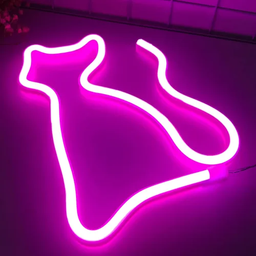 Miniatura 5 de Letrero de neón de gato, USB o 3 pilas AA, decoración de lámpara de escritorio LED, decoración de pared de dormitorio de niña, regalo de cumpleaños