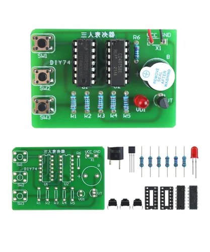 Miniatura 8 de Kit de práctica de soldadura DIY a Alice Music IC Little Kit Kit de circuito enchufable Kit de soldadura para principiantes (06ALS05)