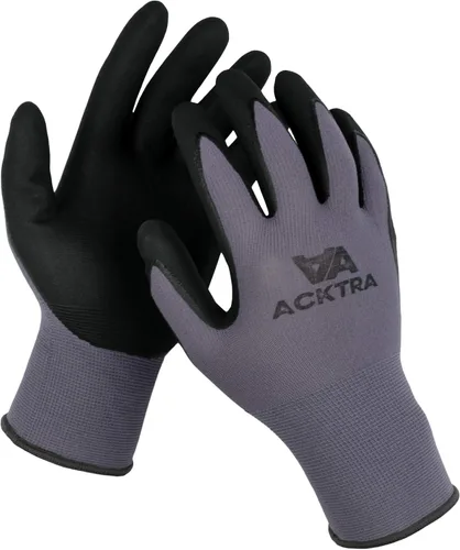 Miniatura 8 de ACKTRA Guantes de trabajo de seguridad Nylon sin costuras, MicroFoam, WG019