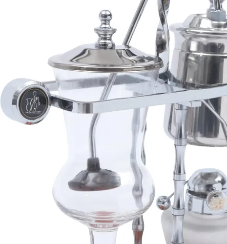 Miniatura 5 de Family Balance - Cafetera sifón con sifón, diseño elegante de estilo retro (dorado)