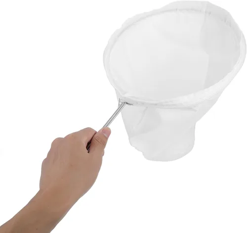Miniatura 5 de DOITOOL Bolsas de filtro de malla ultra fina de 9 pulgadas, filtro reutilizable con marco de acero inoxidable, filtro de café, filtro de té, filtro