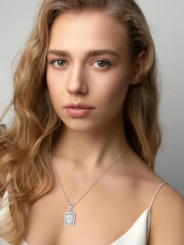 Miniatura 7 de U7 Collar con monograma A-Z 26 letras colgantes chapado en oro de 18 quilates, chapado en platino, collares cuadrados con inicial mayúscula