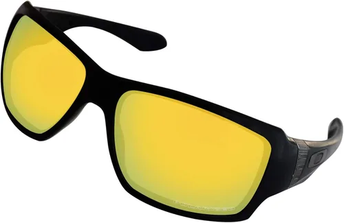 Miniatura 2 de BroLizard - Lente polarizada para gafas de sol Oakley Big Taco OO9173, dorado