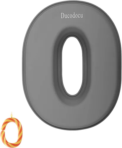 Ducodocu Moldes de silicona para tartas 3D de gran número, moldes novedosos para tartas, moldes para hornear bricolaje para cumpleaños, boda,