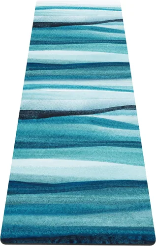 Miniatura 49 de nuveti Alfombrilla de yoga con estampado extra grueso de elastómero termoplástico antideslizante con bolsa de transporte, 72 x 24 pulgadas, extra