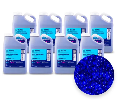 Miniatura 16 de Dry & Dry [1.63 kg] Cuentas de gel de sílice indicadoras de primera calidad de color naranja (estándar de la industria 3-5 mm) - Cuentas de gel