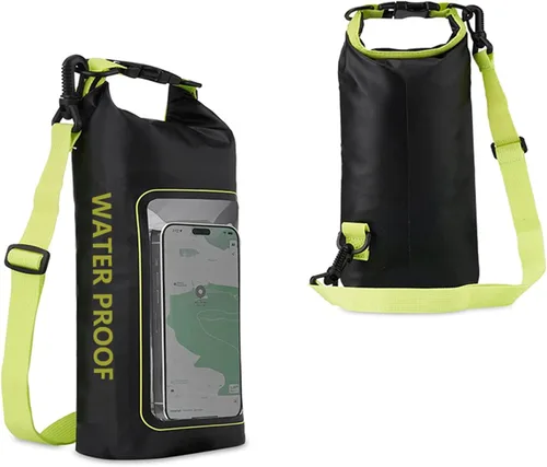 Miniatura 15 de Bolsa impermeable 2 en 1 para acampar al aire libre, playa, bolsa a prueba de arena, mochila impermeable para teléfono celular, accesorios