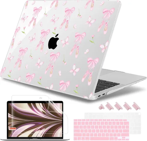 Miniatura 28 de May Chen Funda compatible con MacBook Air de 13 pulgadas 2022 2021, versión 2020-2018 Modelo: M1 A2337 A2179 A1932, carcasa rígida de plástico