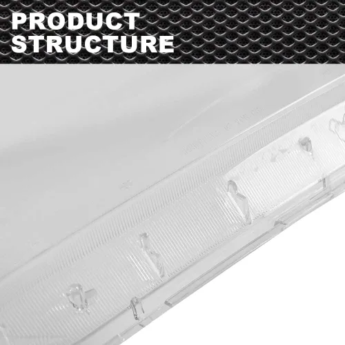 Miniatura 5 de CNNELL Cubierta de lente de faro delantero izquierdo+derecho (transparente) compatible con Toyota Tundra 2007-2013 /Compatible con Toyota Sequoia