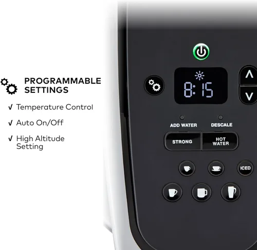 Miniatura 5 de Keurig K-Elite - Cafetera de cápsulas K-Cup de una sola porción, con control de fuerza y temperatura, capacidad de café helado, tamaño de Oro
