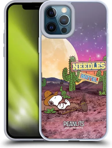Miniatura 90 de Head Case Designs Funda de gel con licencia oficial de Peanuts Nebula Cactus Needles Snoopy Space Cowboy [protección de grado militar] compatible